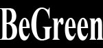 BE GREEN - logo
